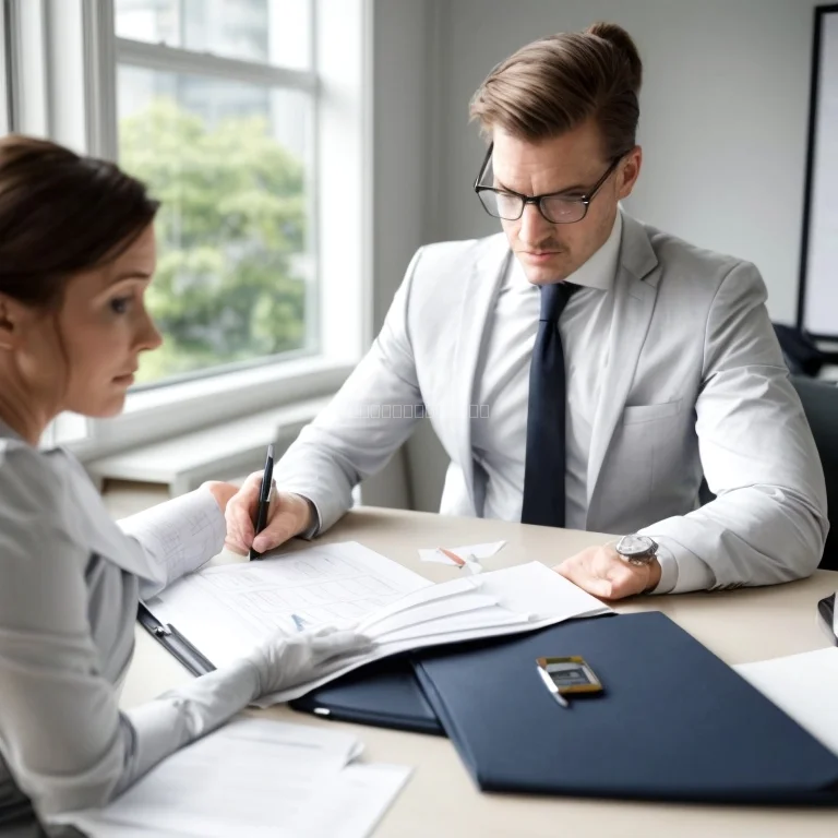 Illustration zur Nachlassplanung am Schreibtisch